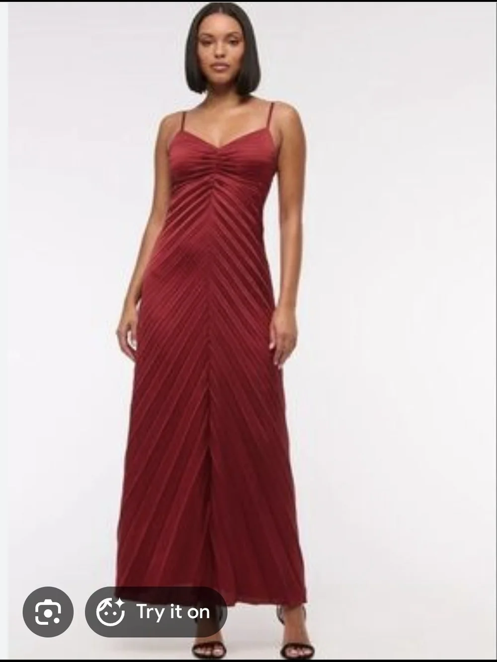 Abercrombie & Fitch Giselle SunburstPleated MaxiDDess